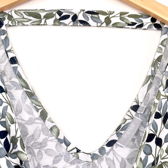 Fransa Olive Leaf A Line Dress - Picture 5 of 9